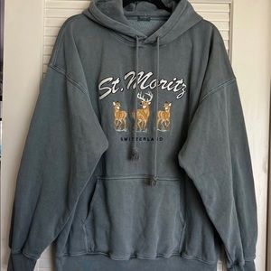 Super beautiful sage green St Moritz hoodie